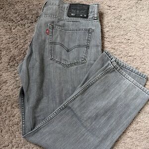 Levi’s 511 Slim Fit Jeans Men’s 36x30 Gray Black Modern Denim